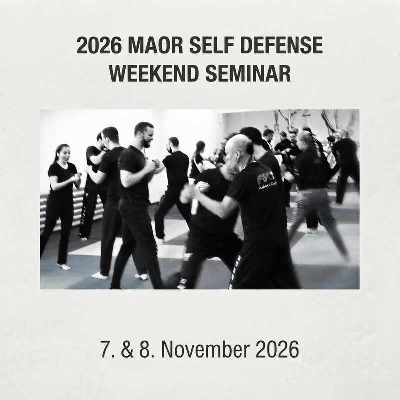 Flyer MAOR Self Defense Weekend Seminar